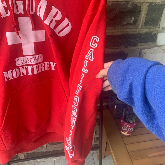 Lifeguard Monterey California Red Sweatshirt - Picture 2 of 6